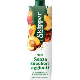   Skipper Zuckerfreier Pfirsichsaft 1 L - Fruit Beverage for Breakfast & Daily Enjoyment