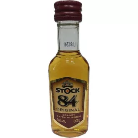   Stock 84 Mini-Flaschen 3 cl x 20 – Alkoholisches Getränk Spirituose oder Likör für Genussmomente
