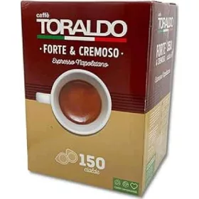   Toraldo Kaffee-Pads Stark & Cremig 150 Stück – Tea Coffee or Sugar Product for Breakfast and Hot Drinks