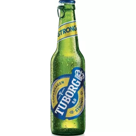   Tuborg Strong Bier Flasche 33 cl – Alkoholisches Getränk Spirituose oder Likör für Genussmomente