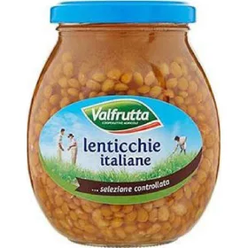   Valfrutta Linsen 360 g – Canned Legumes or Vegetables for Salads, Soups and Everyday Cooking