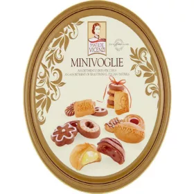   Vicenzi Minivoglie Sortiment Dose 500 g – Süße oder salzige Snacks für unterwegs und Genussmomente