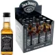 Jack Daniel’s Mini-Whiskeyflaschen 5 cl x 12 – Alkoholisches Getränk Spirituose oder Likör für Genussmomente