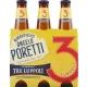 Poretti 3 Luppoli Bier Flaschen 3x33 cl – Alkoholisches Getränk Spirituose oder Likör für Genussmomente