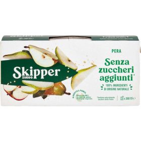   Skipper Zuckerfreier Birnensaft 3x200 ml - Fruit Beverage for Breakfast & Daily Enjoyment