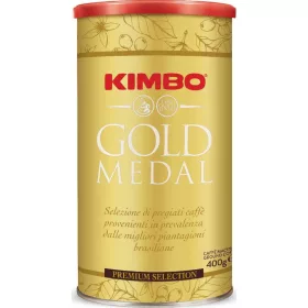   Kimbogold Medal Dose, 400g – Tee Kaffee oder Zuckerprodukt für Frühstück und Heißgetränke