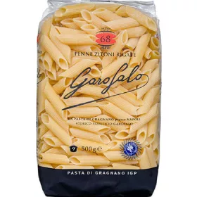   Garofalo Nr. 68 Penne Zitoni Rigate 500 g – Italienische Pasta oder Reis Zutat für mediterrane Küche