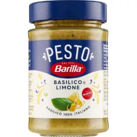   Barilla Pesto Zitrone & Basilikum Glas 190 g Premium Tomatensauce / Pesto – Mediterrane Küche Sauce