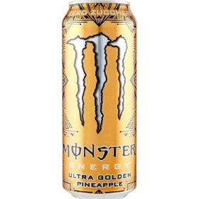   Monster Ultra Gold Citrus Ananas Dose 50 cl - Energy Drink for Active Days & Bold Enjoymen