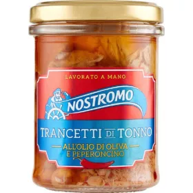   Nostromo Thunfischfilets mit Chili 180 g – Süße oder salzige Snacks für unterwegs und Genussmomente