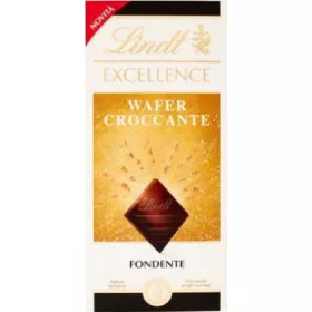   Lindt Excellence Paillete Knusprige Waffel, 100g – Süße oder salzige Snacks für unterwegs und Genussmomente