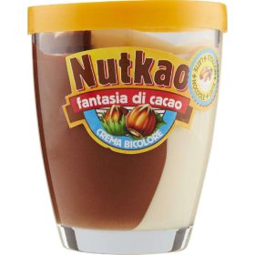   Nutkao Zweifarbige Creme im Glas Rita 200 g Honig oder Fruchtaufstrich – Frühstück Brotaufstrich Süßer Genuss