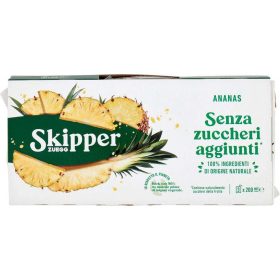   Skipper Ananassaft ohne Zucker 3×200 ml - Fruit Beverage for Breakfast & Daily Enjoyment
