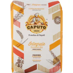   Caputo Weichweizenmehl Vollkorn 5 kg – Italienische Pasta oder Reis Zutat für mediterrane Küche