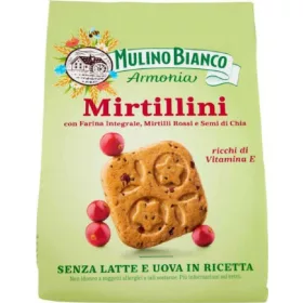   Mulino Bianco Heidelbeer-Kekse 270 g – Süße oder salzige Snacks für unterwegs und Genussmomente