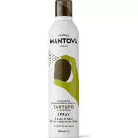   Mantova Olivenöl Schwarzer Trüffel Spray 200 ml Premium Tomatensauce / Pesto – Mediterrane Küche Sauce
