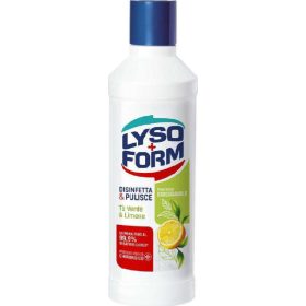   Lysoform Bodenreiniger Grüner Tee & Zitrone 1,1 l – Floor Cleaner for Hygienic and Fresh Floors