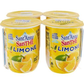   Santhé Zitronengetränk im Becher 4×200 ml - Beverage for Daily Refreshment
