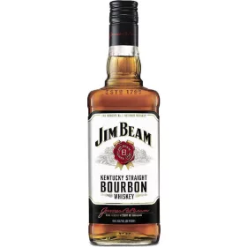   Jim Beam Bourbon Whiskey 1 L – Alkoholisches Getränk Spirituose oder Likör für Genussmomente
