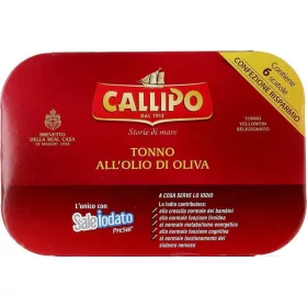   Callipo Thunfisch in Olivenöl 6×70 g Thunfisch Konserve – Fischkonserve Proteinreich Frühstück & Salat Zutat