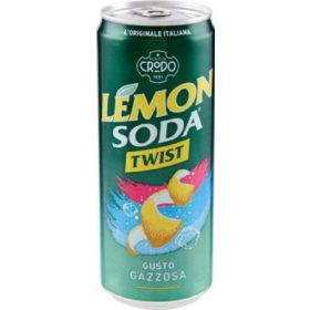  Lemonsoda Twist Lemonade Dose 33 cl - Refreshing Soft Drink for Meals & Parties