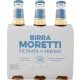 Moretti Bier kaltgefiltert 3×33 cl – Alkoholisches Getränk Spirituose oder Likör für Genussmomente