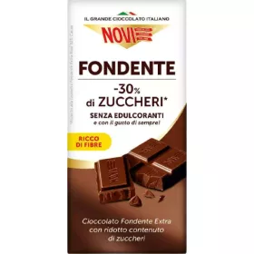   Novi -30 % dunkler Riegel 100g – Süße oder salzige Snacks für unterwegs und Genussmomente