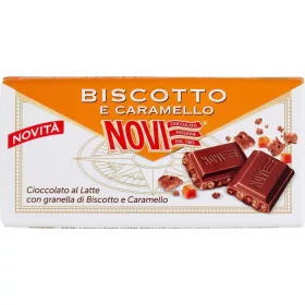   Novi Keks-/Karamellriegel 100g – Süße oder salzige Snacks für unterwegs und Genussmomente