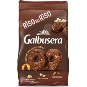   Galbusera RisoSuRiso Cerealien/Kakao 290 g – Süße oder salzige Snacks für unterwegs und Genussmomente