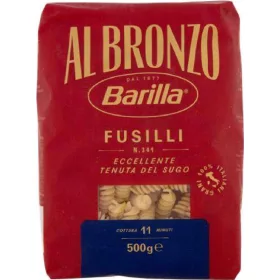   Barilla Bronze Fusilli 500 g – Italienische Pasta oder Reis Zutat für mediterrane Küche