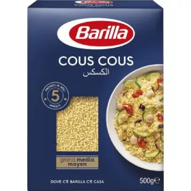  Barilla Cous Cous 500 gr – Italienische Pasta oder Reis Zutat für mediterrane Küche