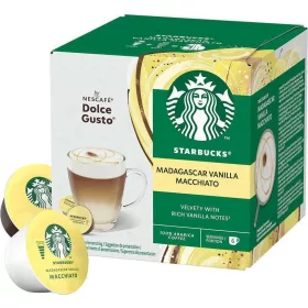   Starbucks Vanille Kapseln x12 – Tea Coffee or Sugar Product for Breakfast and Hot Drinks