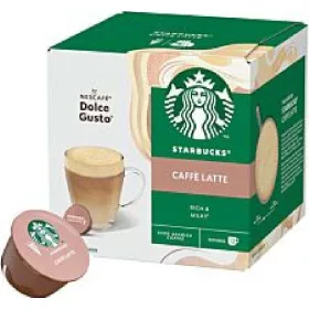   Starbucks Caffè Latte Kapseln x12 – Tea Coffee or Sugar Product for Breakfast and Hot Drinks