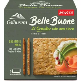   Galbusera Sesamcracker Packung 200 gr Premium Flour Bread or Baking Ingredient – Ideal for Baking