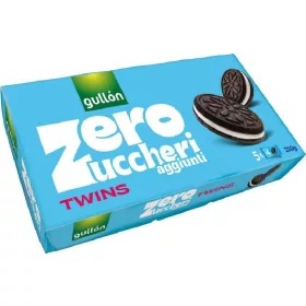   Gullon Twins Kekse Zuckerfrei Packung 210 gr – Süße oder salzige Snacks für unterwegs und Genussmomente