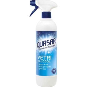   Quasar Glasreiniger Mit Ammoniak Spray 580 ml – Haushaltsreiniger für gründliche Reinigung im Alltag
