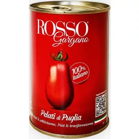   Rosso Gargano Geschälte Tomaten 500 gr Premium Tomatensauce / Pesto – Mediterrane Küche Sauce