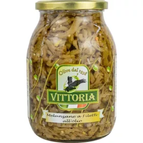   Vittoria Geschnittene Auberginen 1062 ml – Canned Legumes or Vegetables for Salads, Soups and Everyday Cooking