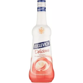   Keglevich Vodka 17% Sahne & Erdbeere 70cl – Alkoholisches Getränk Spirituose oder Likör für Genussmomente