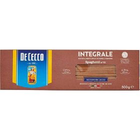   De Cecco Vollkorn Nr. 12 Spaghetti 500g 3-Pack – classic long-cut pasta Value Bundle
