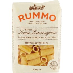   Rummo 51 Mezzi Rigatoni 500g 3-Pack Bundle – medium tube pasta Family Stock-Up