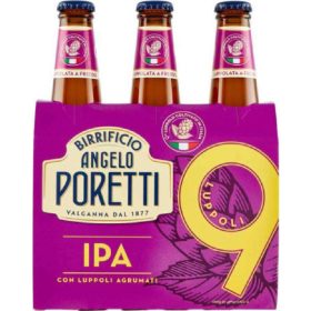   Poretti 9 Luppoli IPA Bira 3×33 cl 3-Pack – Ferahlatıcı Keyif İçin Bira