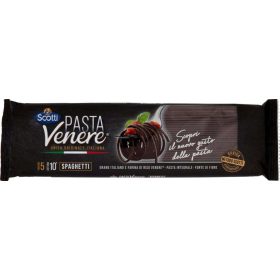   Scotti Schwarze Spaghetti (Venere) 400 g 3-Pack – classic long-cut pasta Value Bundle