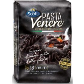   Scotti Schwarze Fusilli (Venere) 400 g 3-Pack – Bulk Deal for spiral pasta