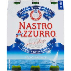   Nastro Azzurro Bira 3 x 33 cl 3-Pack – Ferahlatıcı Keyif İçin Bira