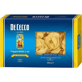   De Cecco Nr. 201 Pappardelle 500g 3-Pack Bundle – Italian pantry product Family Stock-Up