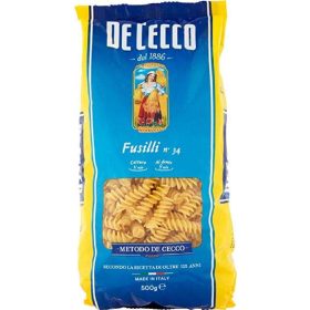   De Cecco Nr. 34 Fusilli 500g 3-Pack – Bulk Deal for spiral pasta