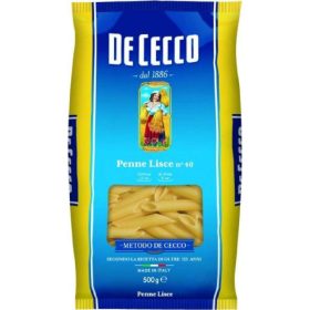   De Cecco Nr. 40 Penne Lisce 500g 3-Pack – Bulk Deal for angled-cut penne pasta