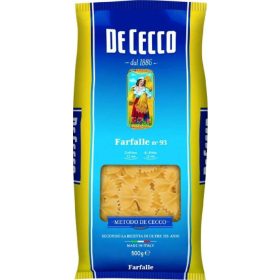  De Cecco Nr. 93 Farfalle 500g 3-Pack – Bulk Deal for bow-tie pasta