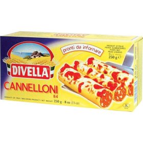   Divella Nr. 84 Spezialität Cannelloni 250g 3-Pack – pasta for stuffed baked dishes Value Bundle